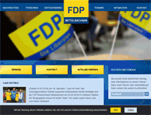 Tablet Screenshot of fdp-mittelsachsen.de